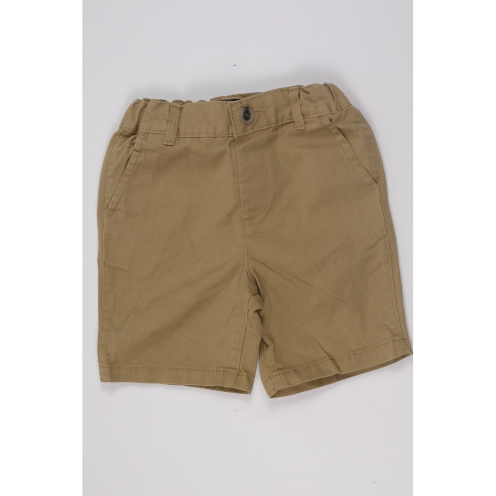 The Children's Place Chino Shorts Khaki Tan Solid 3T Excellent
